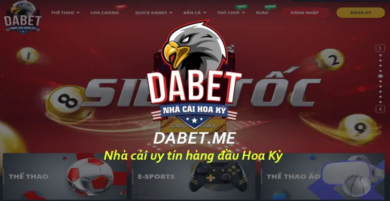 Dabet – Nhà cái cá cược đa thể loại, nhận thưởng hấp dẫn