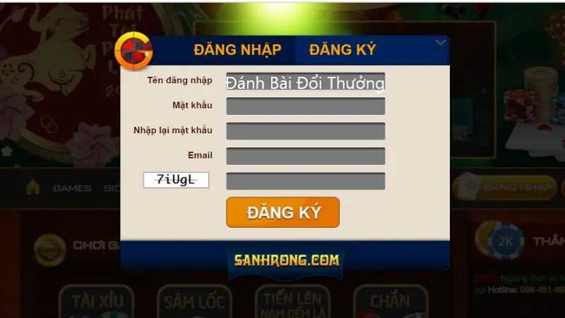 Hướng dẫn đăng ký game bài nhanh chóng tại Sảnh Rồng